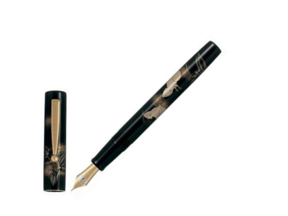 Pluma Estilográfica Namiki Yukari Zodiac Mouse, Laca Urushi, FNV-20M-N
