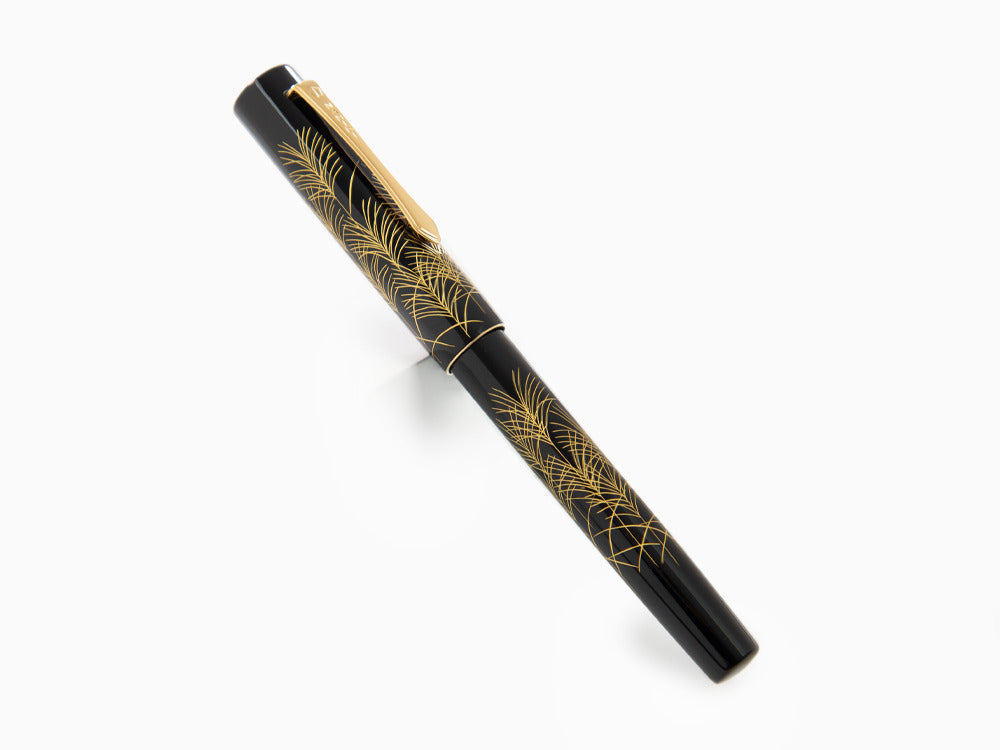 Estilográfica Namiki Chinkin Silver Grass (Susuki), Maki-e, FNVC-10M-SU