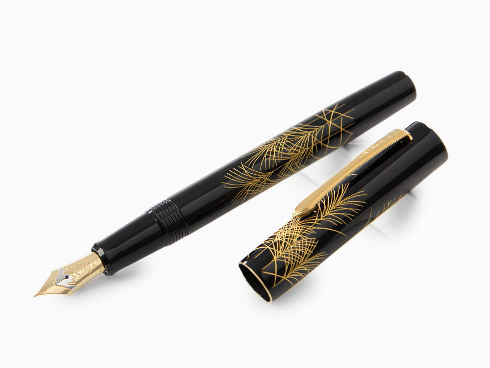 Estilográfica Namiki Chinkin Silver Grass (Susuki), Maki-e, FNVC-10M-SU