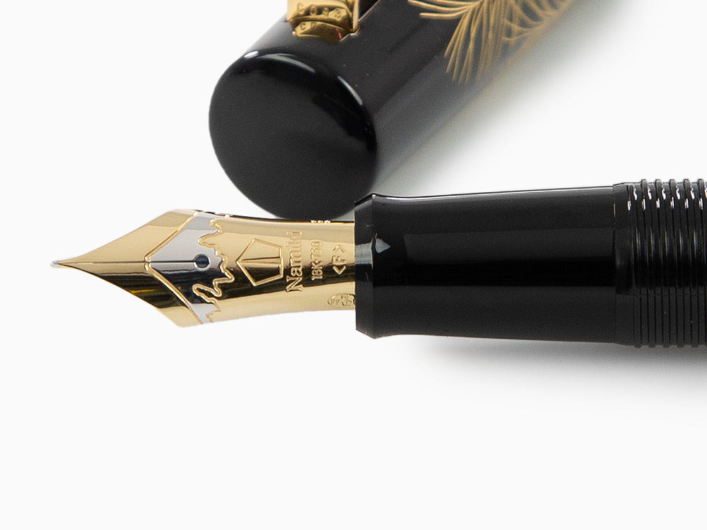 Estilográfica Namiki Chinkin Silver Grass (Susuki), Maki-e, FNVC-10M-SU