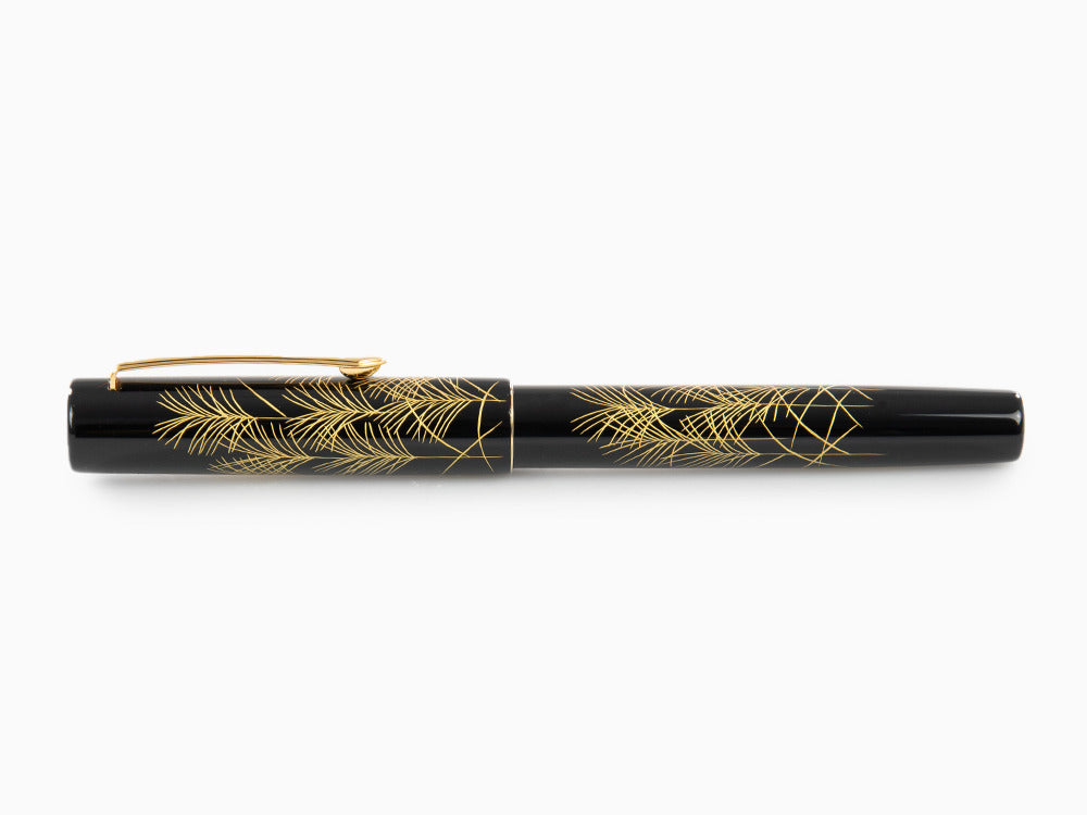 Estilográfica Namiki Chinkin Silver Grass (Susuki), Maki-e, FNVC-10M-SU