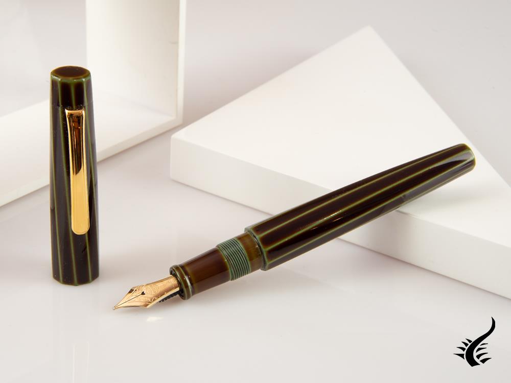 Pluma Estilográfica Nakaya Writer Heki-Tamenuri Portable Decapod Twist