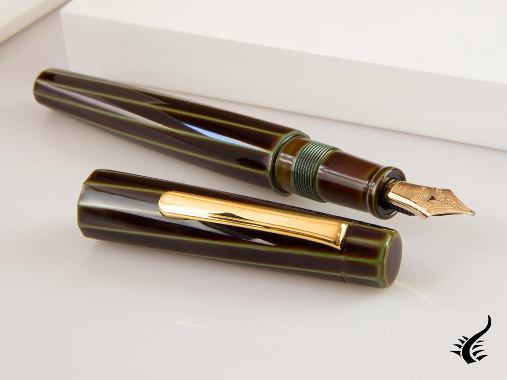 Pluma Estilográfica Nakaya Writer Heki-Tamenuri Portable Decapod Twist