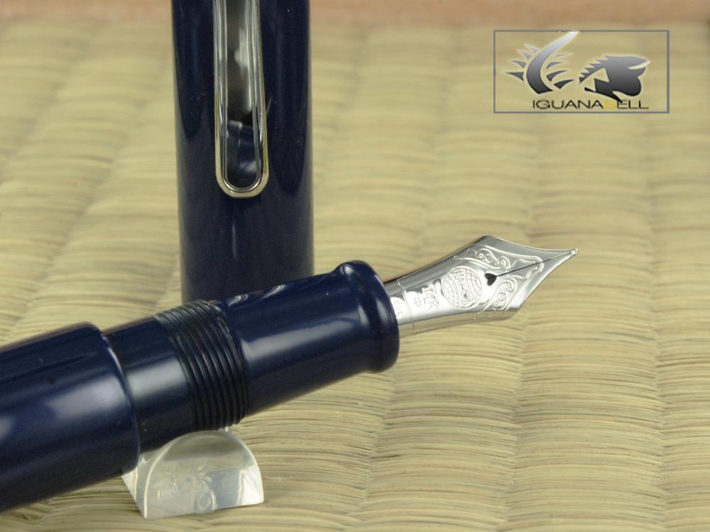 Pluma Estilográfica Nakaya Writer, Kikyo, Ebonita y laca Urushi