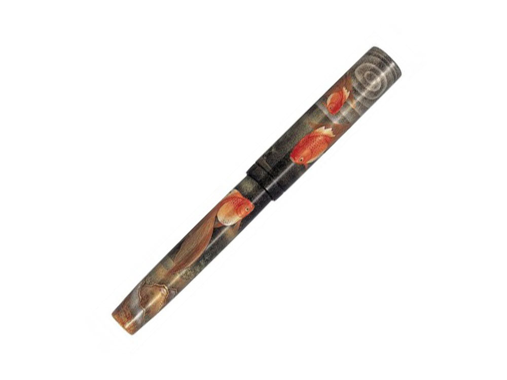 Pluma Estilográfica Namiki Emperor Gold fish, Maki-e, Oro, FNFV-80M-MKG