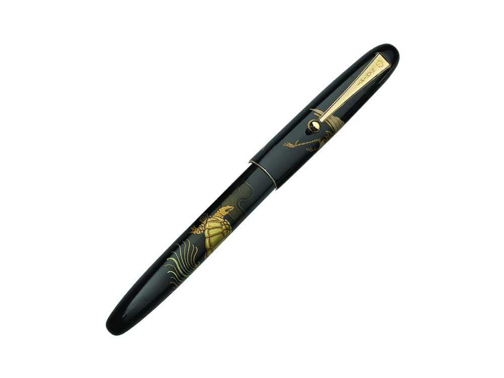 Pluma Estilográfica Namiki Nippon Art Crane and Turtle, Laca, FN-5M-TK