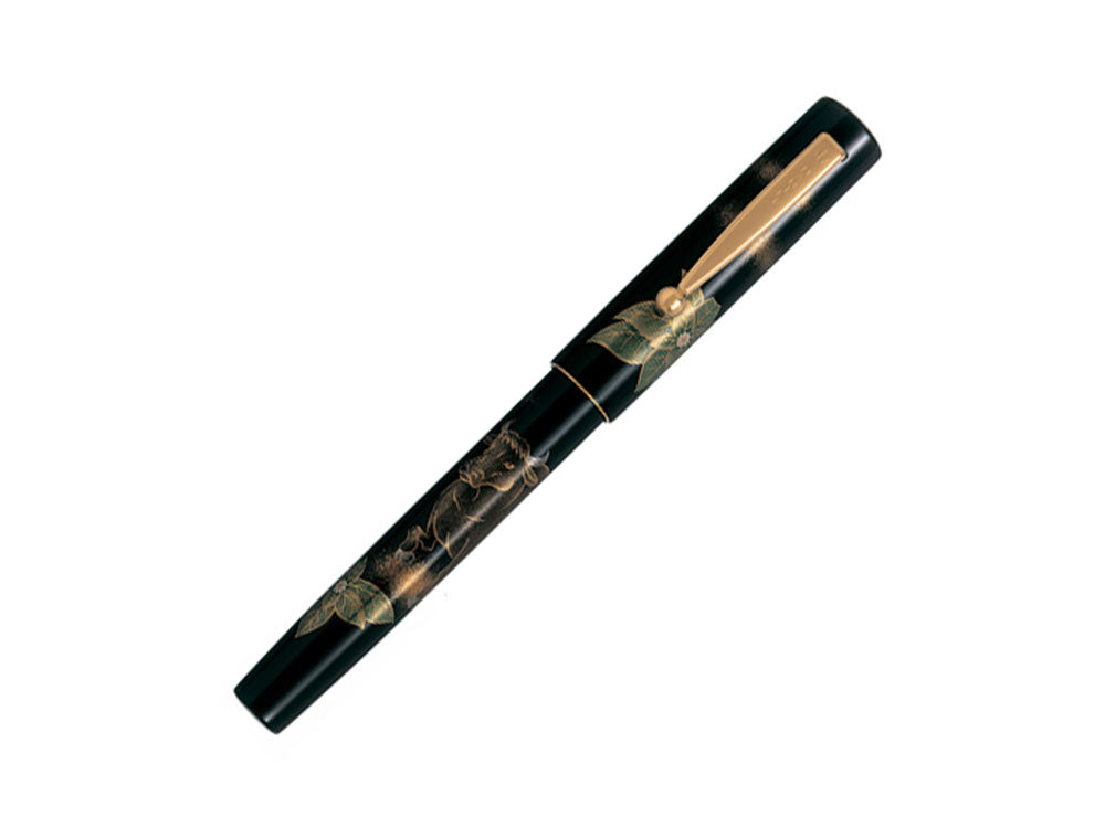 Pluma Estilográfica Namiki Yukari Zodiac Ox, Laca Urushi, FNV-20M-OX