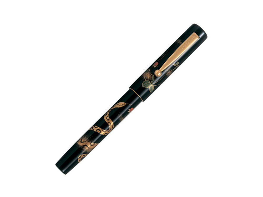 Pluma Estilográfica Namiki Yukari Zodiac Snake, Laca Urushi, FNV-20M-MI