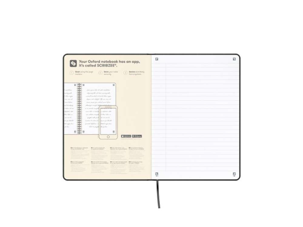 Cuaderno Oxford Signature A5 Burdeos, 400163610-BURDEOS