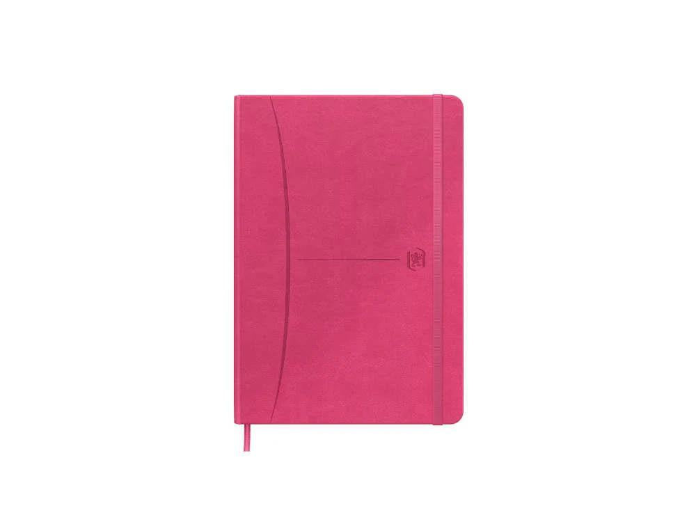 Cuaderno rayado Oxford Signature, A5, Fucsia, 400163613-FUCSIA