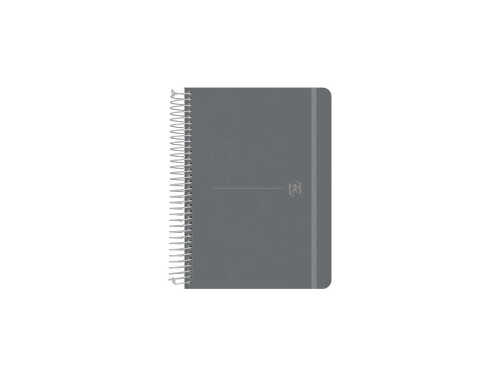 Cuaderno Oxford Identity Executive B5 Gris, 400193338-GRIS
