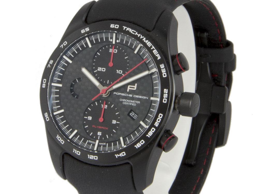 Reloj Automático Porsche Design Chronotimer Flyback Series 1, Negro, 42 mm, COSC