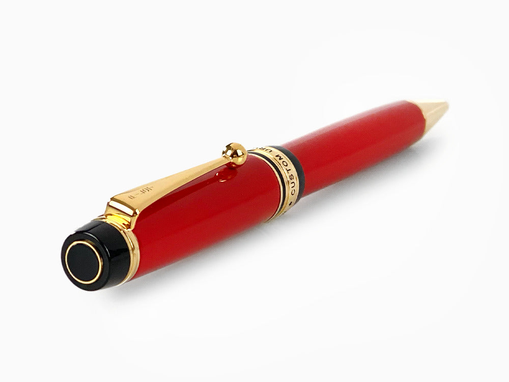 Bolígrafo Pilot Custom Urushi, Ebonita, PVD Oro, Rojo, BKV-45R-R