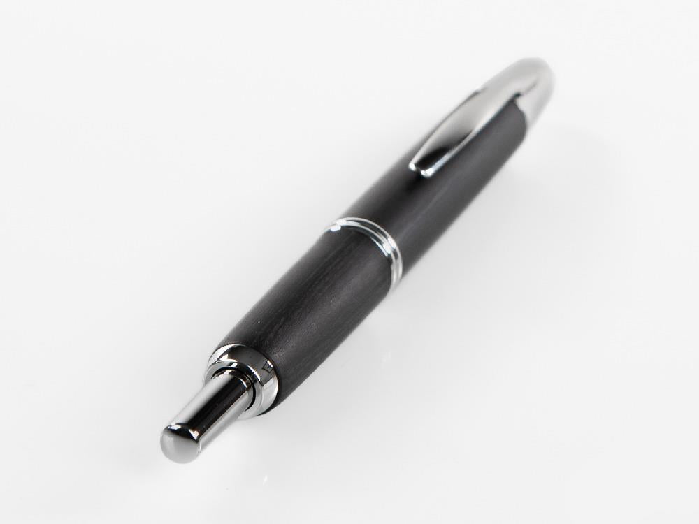 Pluma Estilográfica Pilot Capless Wooden, Abedul, Negro, FC-2500RR-B