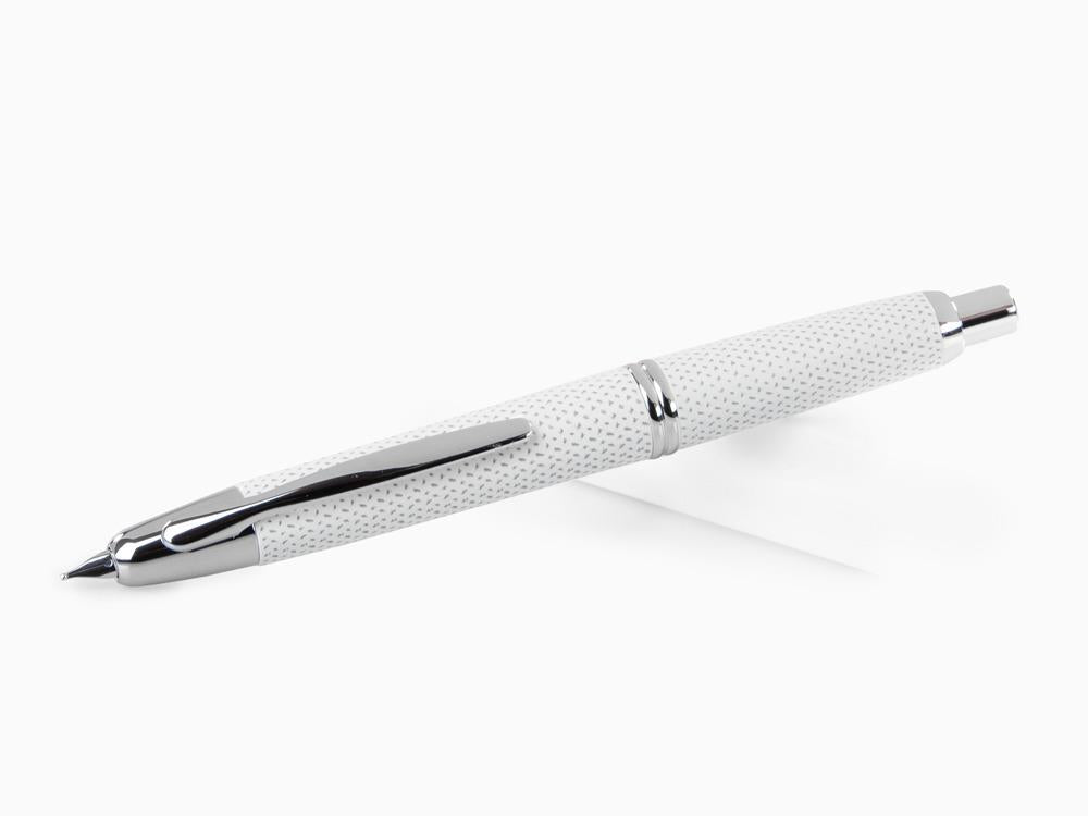 Estilográfica Pilot Capless Carbonesque, Blanco, FK-1500-GRAF-WHITE
