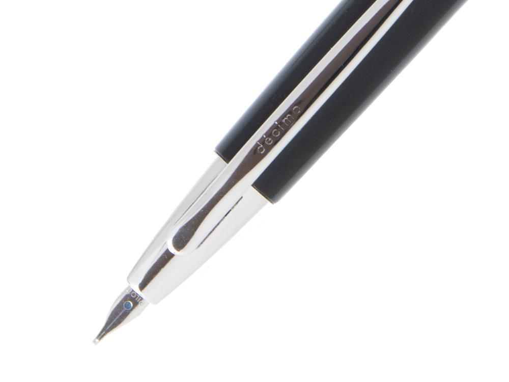 Pluma Estilográfica Pilot Capless Decimo, Laca, Negro, FK-1500D-RH-BLACK