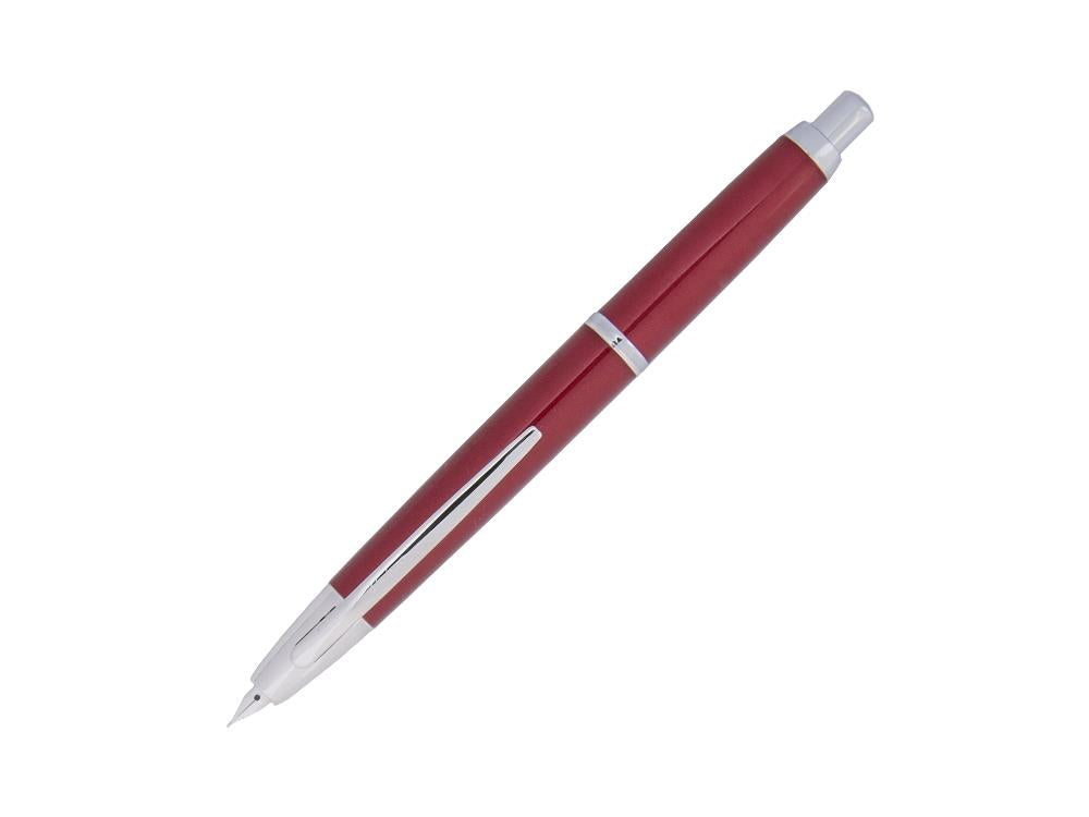Pluma Estilográfica Pilot Capless Decimo, Laca, Rojo, FK-1500D-RH-RED