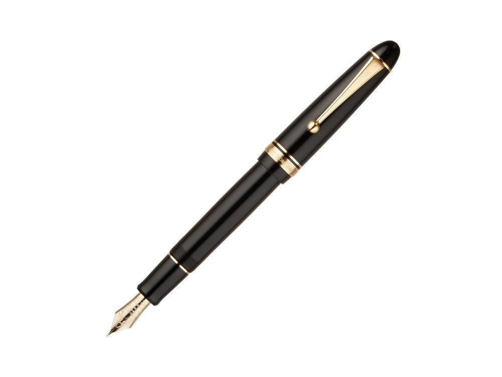 Pluma Estilográfica Pilot Custom 742, PVD Oro, Negro, FKK-2000RB