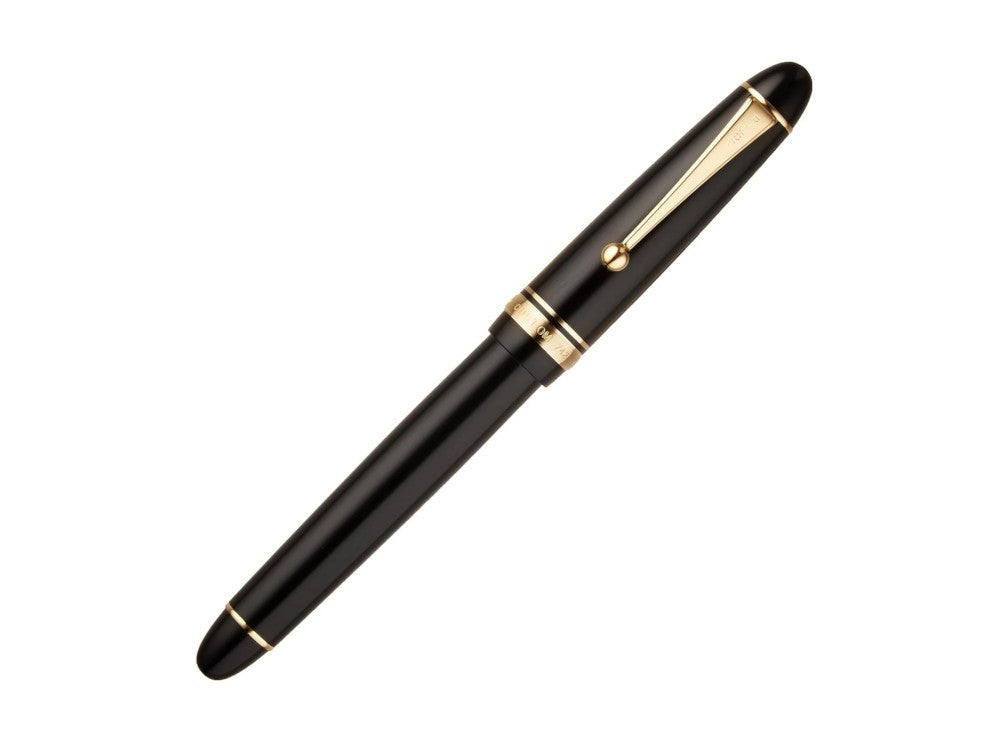 Pluma Estilográfica Pilot Custom 742, PVD Oro, Negro, FKK-2000RB