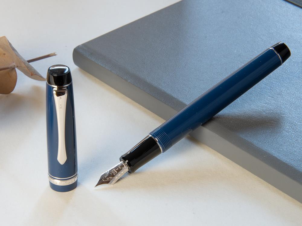 Pluma Estilográfica Pilot Custom Heritage 91, Resina, Azul, NH91A