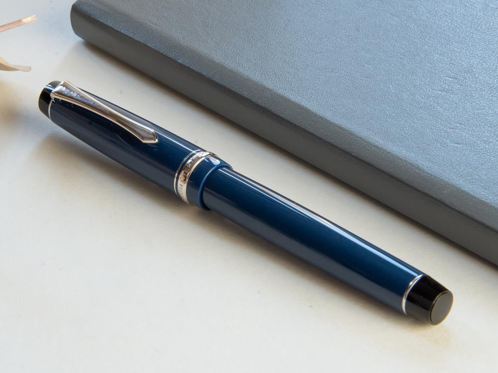 Pluma Estilográfica Pilot Custom Heritage 91, Resina, Azul, NH91A