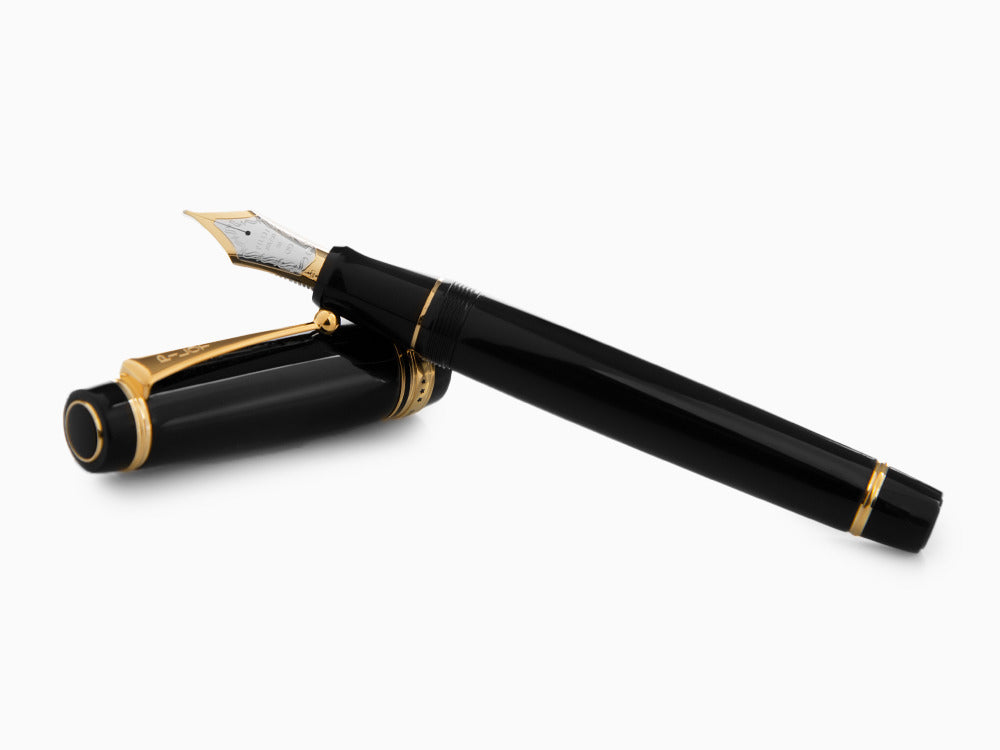 Pluma Estilográfica Pilot Custom Urushi, Ebonita, Oro, Negro, NPUN