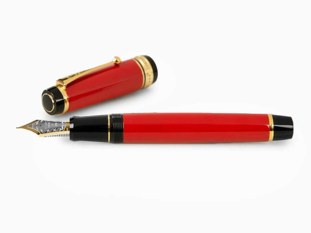 Pilot Plua Estilográfica Custo 742, Cuerpo Negro, Punta S-Nib (FKK