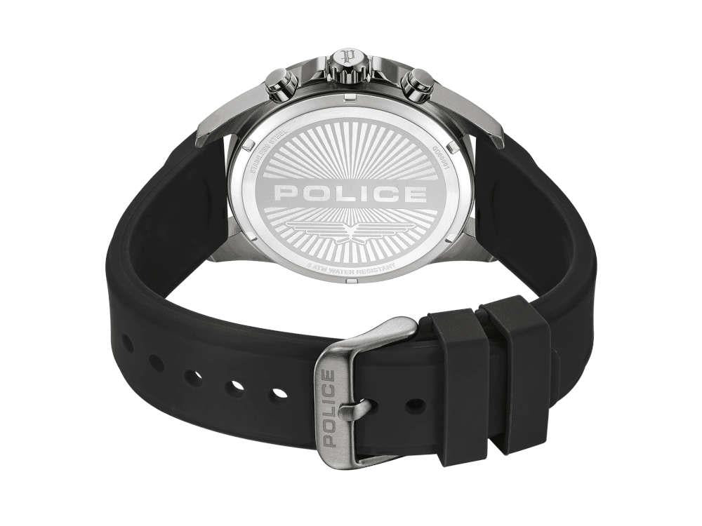 Reloj de Cuarzo Police Cipher, PVD Gun Metal, 45 mm, Verde, PEFGO0000101