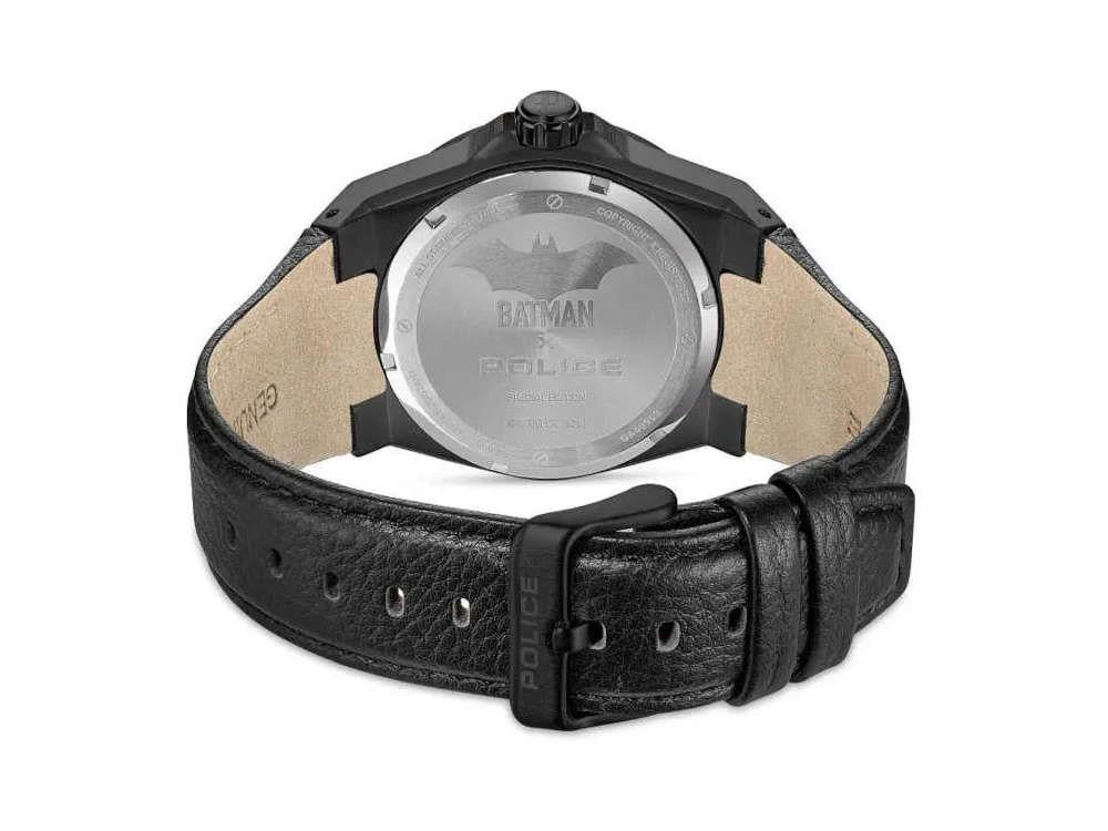 Reloj de Cuarzo Police Batwing, 45 mm, Negro, Edición Especial, PEWGA0090005-SET