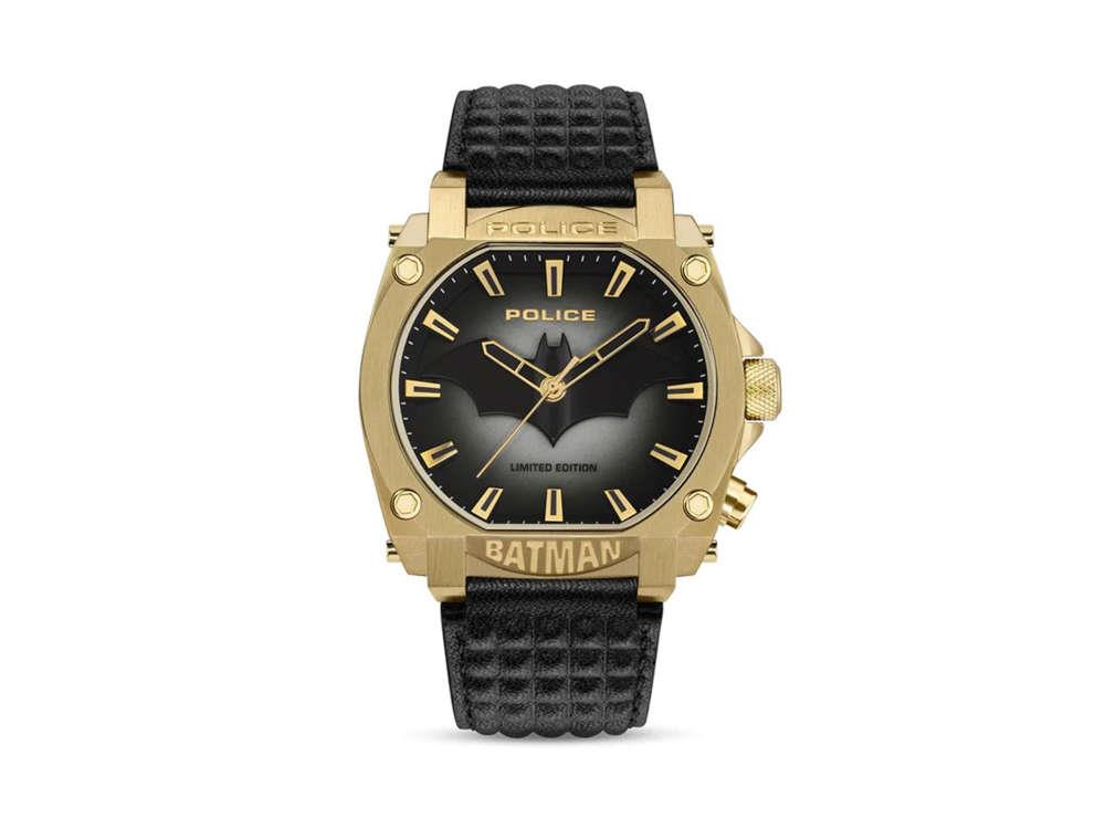 Reloj de Cuarzo Police Forever Batman, PVD Oro, Edición Limitada, PEWGD0022602