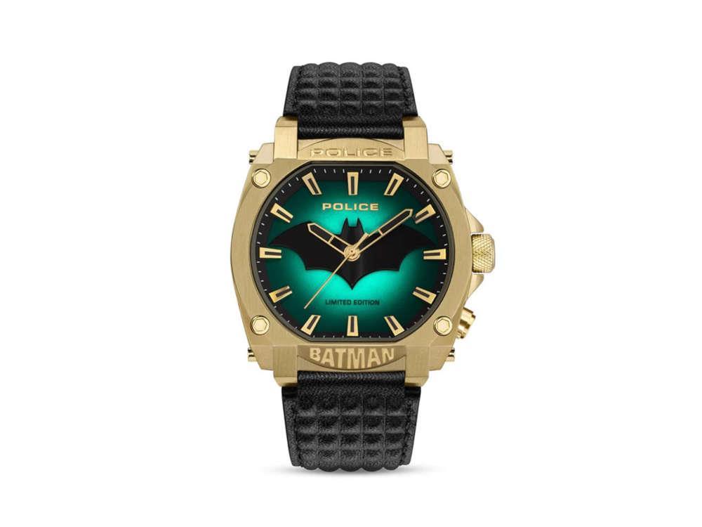 Reloj de Cuarzo Police Forever Batman, PVD Oro, Edición Limitada, PEWGD0022602
