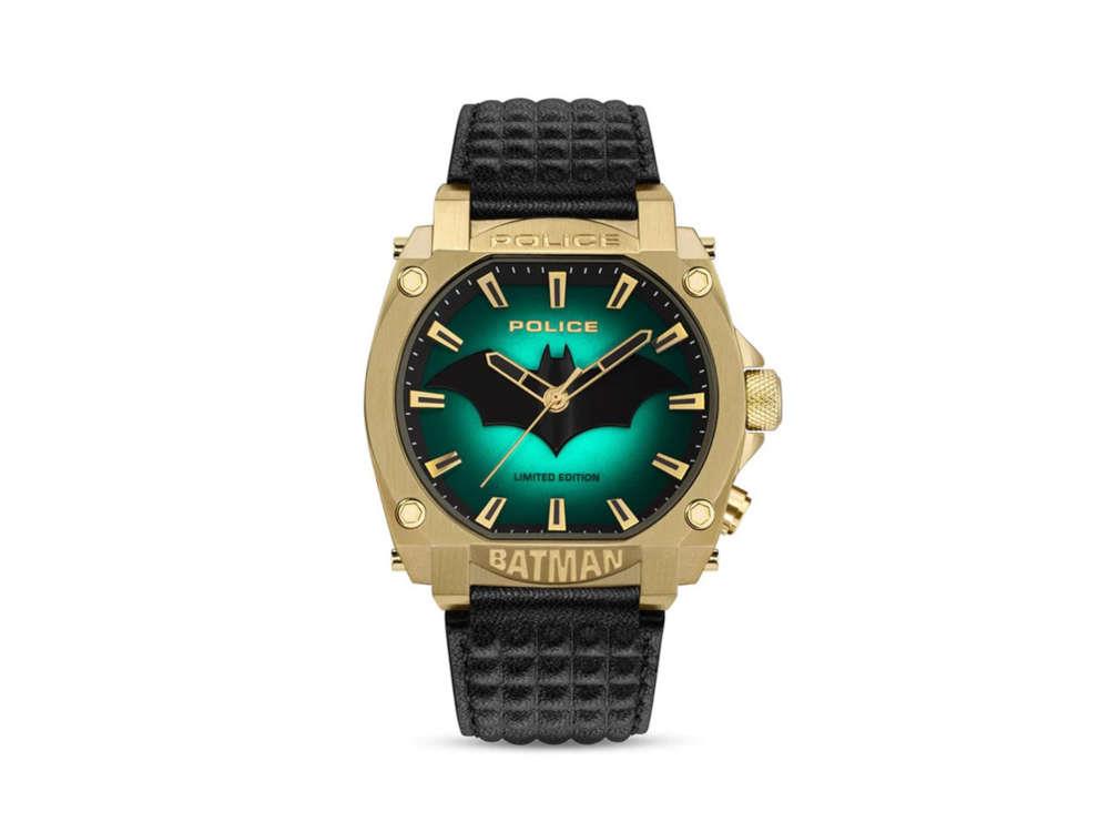 Reloj de Cuarzo Police Forever Batman, PVD Oro, Edición Limitada, PEWGD0022602