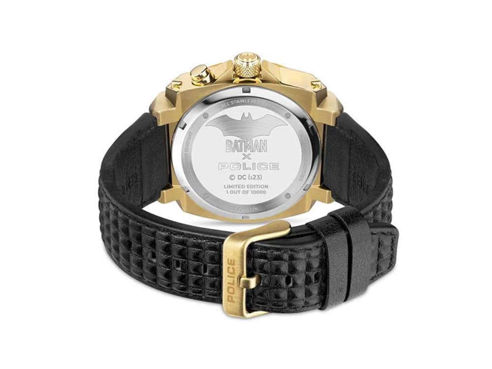 Reloj de Cuarzo Police Forever Batman, PVD Oro, Edición Limitada, PEWGD0022602