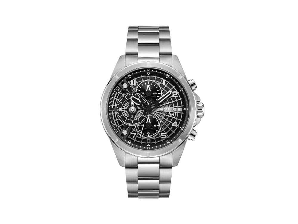 Reloj de Cuarzo Police Cipher, 45 mm, Negro, PEWGI0000104