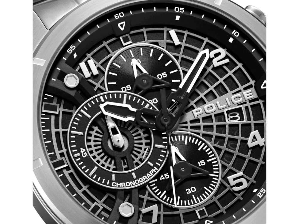 Reloj de Cuarzo Police Cipher, 45 mm, Negro, PEWGI0000104