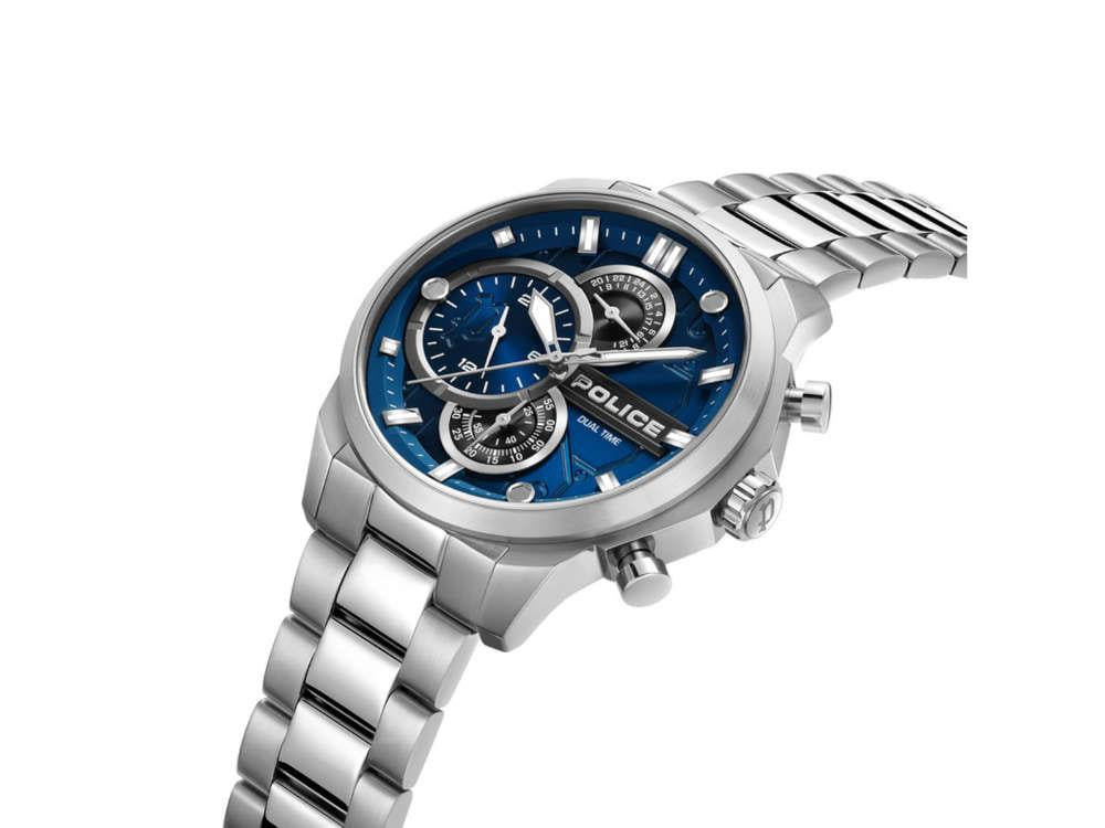 Reloj de Cuarzo Police Reactor, 46 mm, Azul, PEWGK0039207