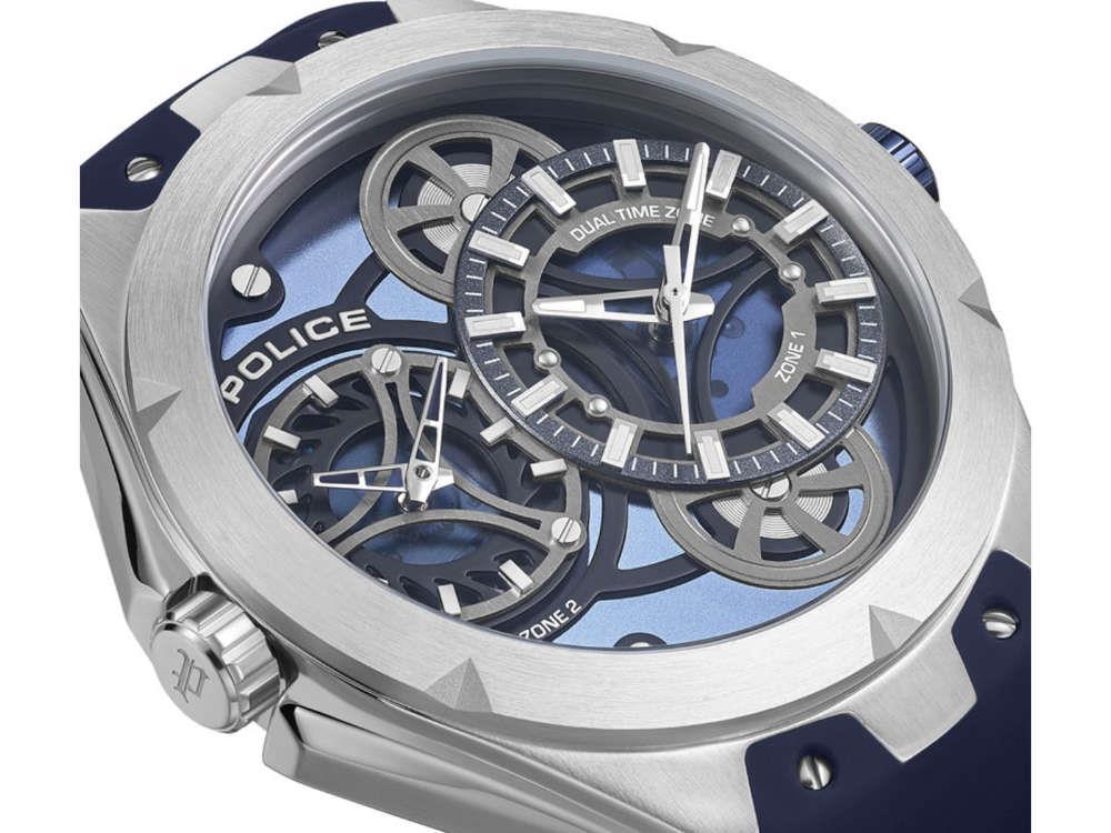 Reloj de Cuarzo Police Scepter, 46 mm, Azul, PEWGM0081703