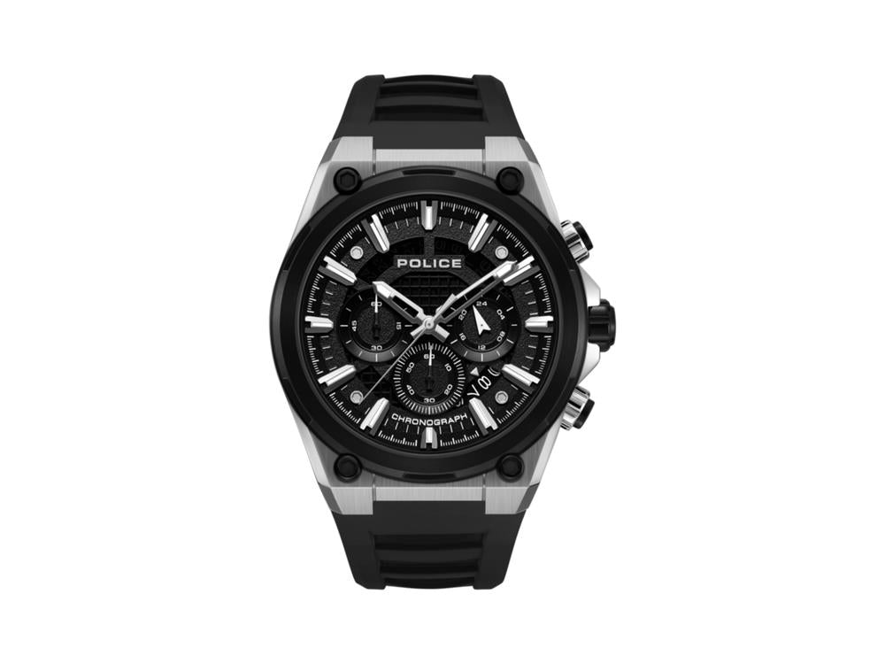Reloj de Cuarzo Police Uros, 45 mm, Negro, PEWGO0000601