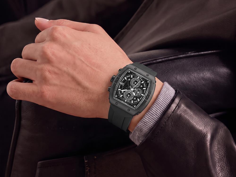 Reloj de Cuarzo Police Connector, 46 mm, Negro, PEWGO0000702