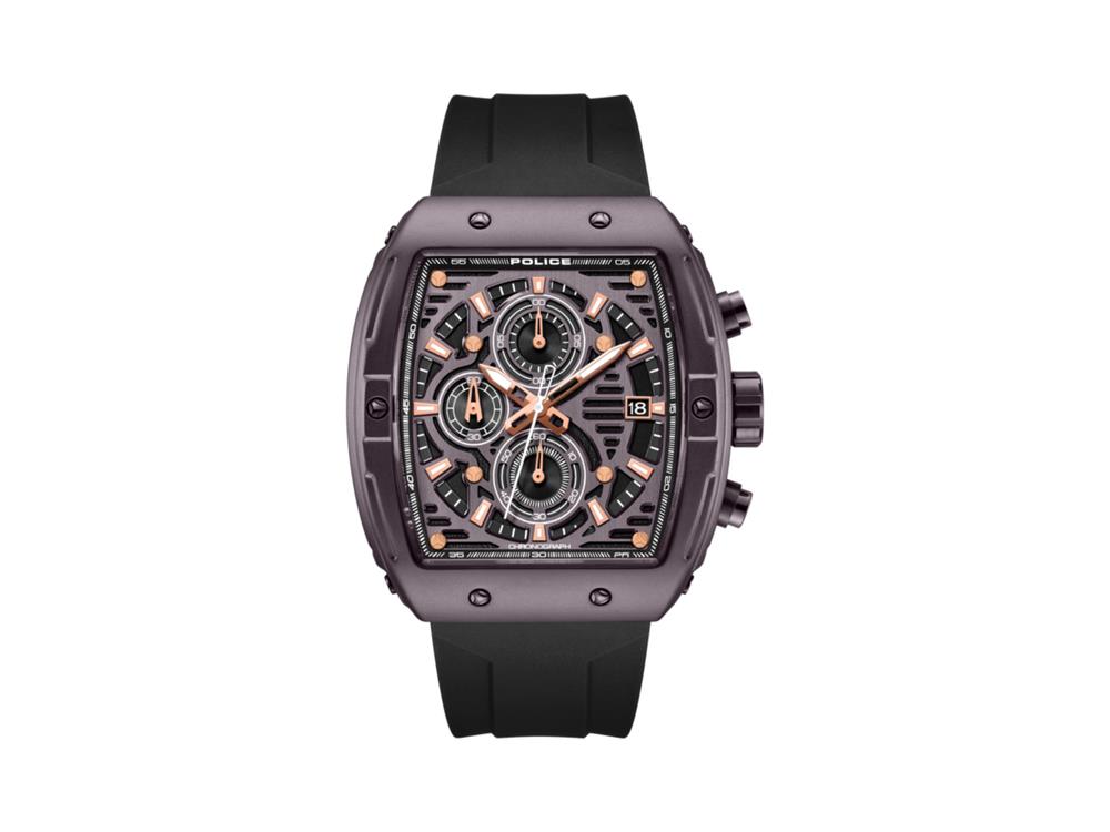 Reloj de Cuarzo Police Connector, 46 mm, Marrón, PEWGO0000703