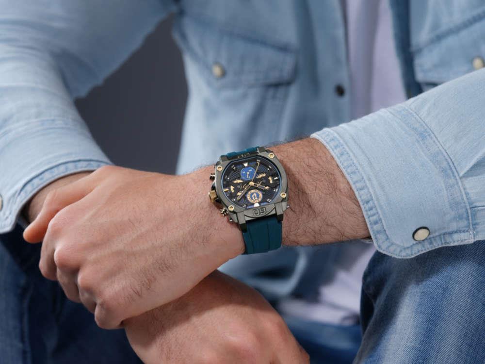 Reloj de Cuarzo Police Norwood Navy, PVD, 45 mm, Azul, PEWGQ0040001M