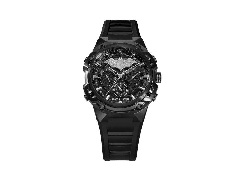 Set Reloj Police Crusader y Pulsera Batarang, Edición Limitada, PEWGQ0089901-SET