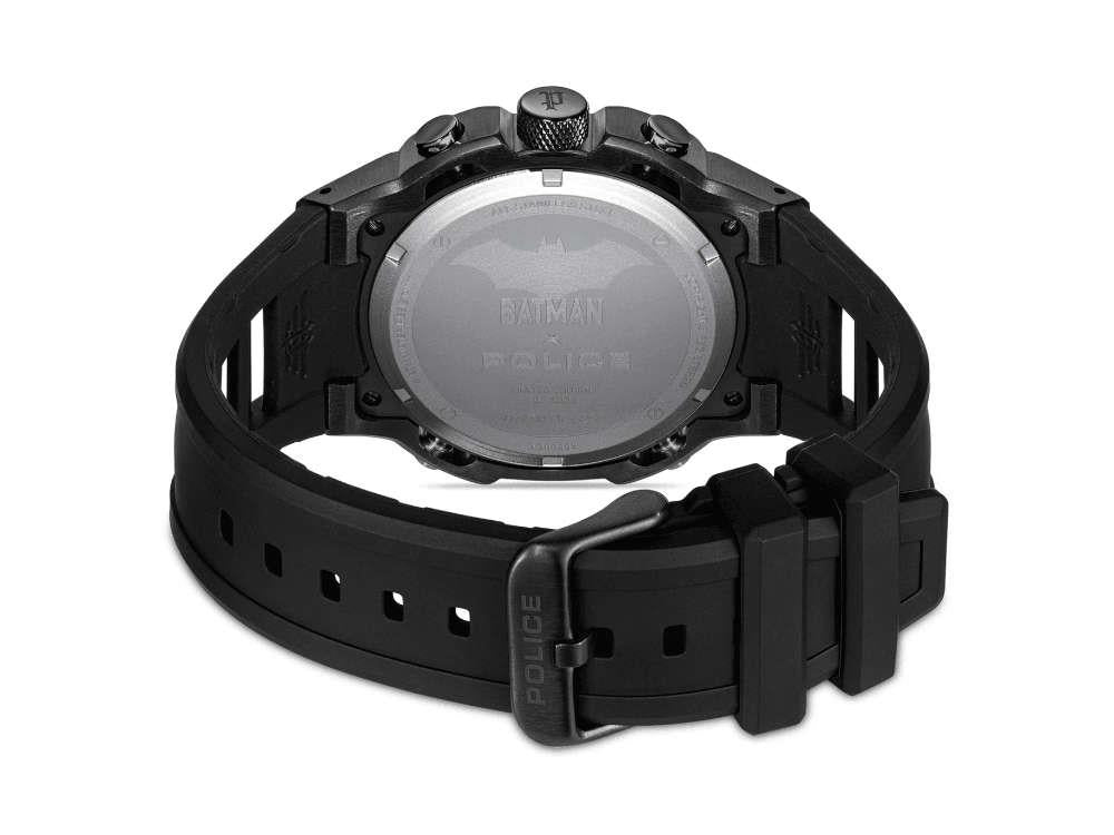 Set Reloj Police Crusader y Pulsera Batarang, Edición Limitada, PEWGQ0089901-SET