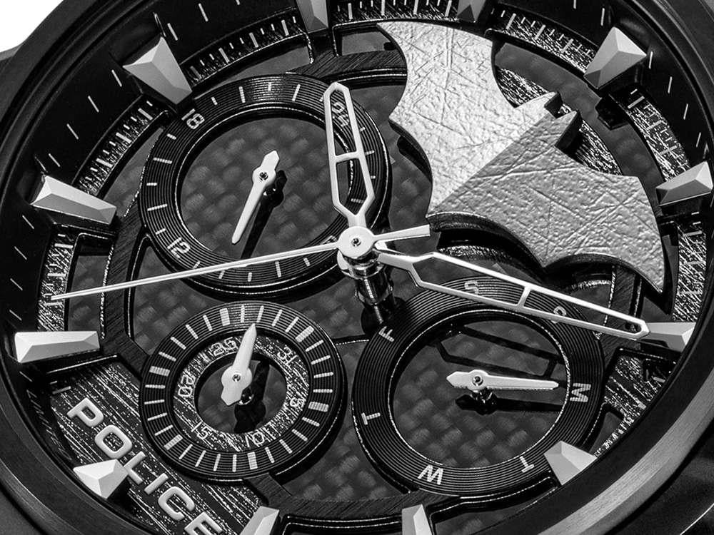 Set Reloj Police Crusader y Pulsera Batarang, Edición Limitada, PEWGQ0089901-SET