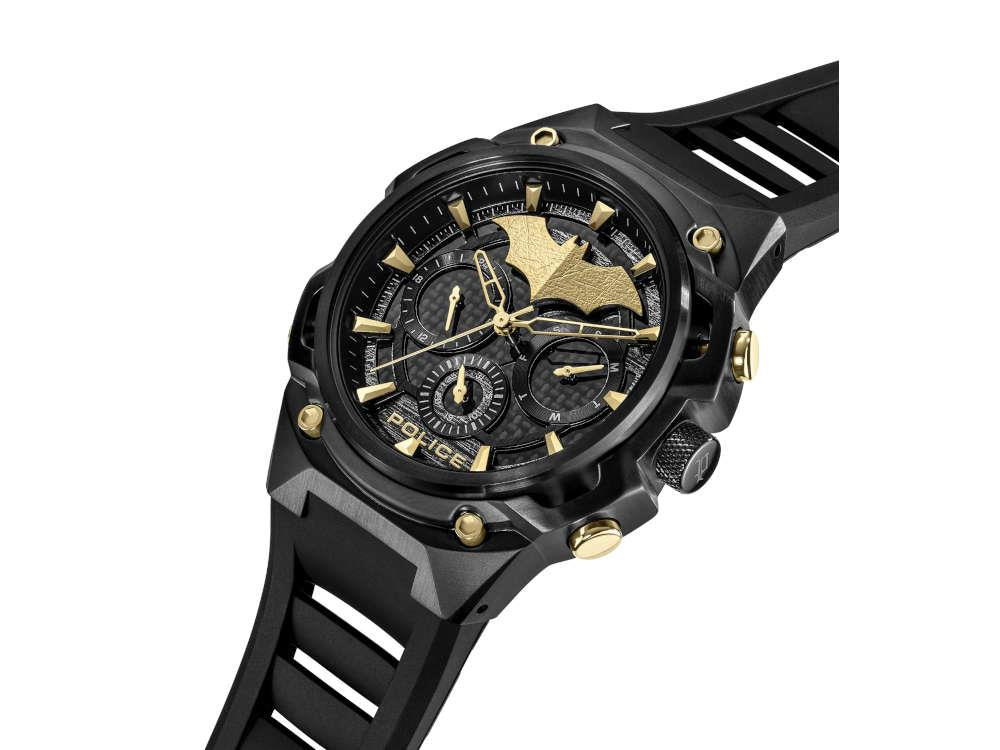 Set Reloj Police Crusader y Pulsera Batarang, Edición Limitada, PEWGQ0089902-SET