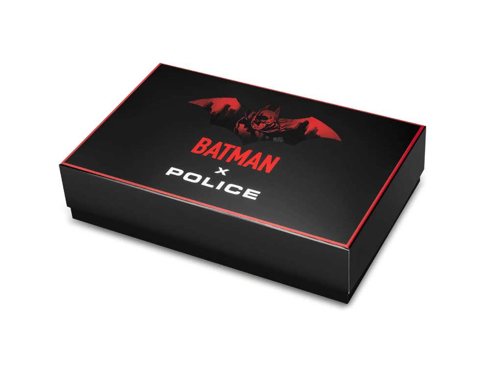 Set Reloj Police Crusader y Pulsera Batarang, Edición Limitada, PEWGQ0089902-SET