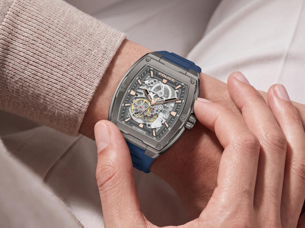 Reloj Automático Police Skeletor, 42 mm, Gris, PEWGR0000902
