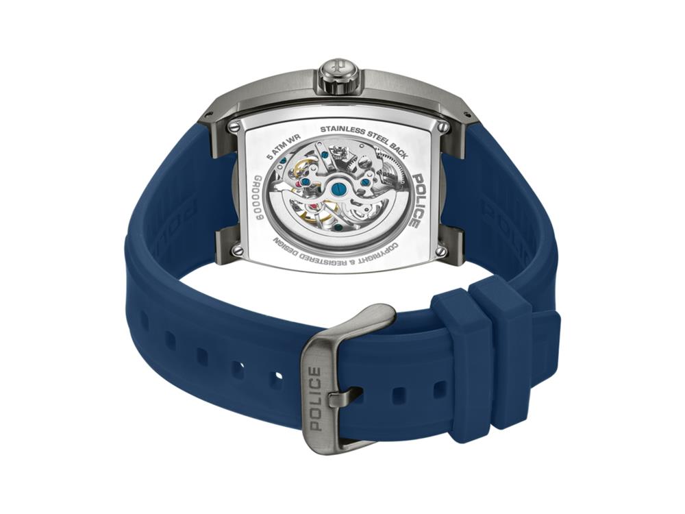 Reloj Automático Police Skeletor, 42 mm, Gris, PEWGR0000902
