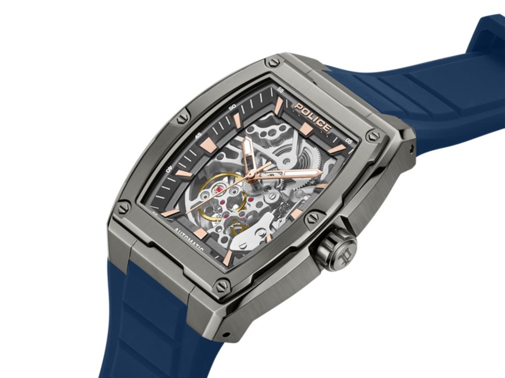 Reloj Automático Police Skeletor, 42 mm, Gris, PEWGR0000902