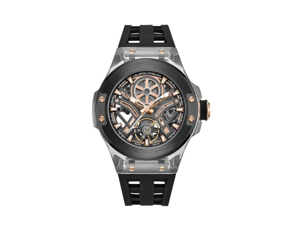 Reloj Automático Police Cyclone, PVD, 43 mm, Negro, PEWGR0082202